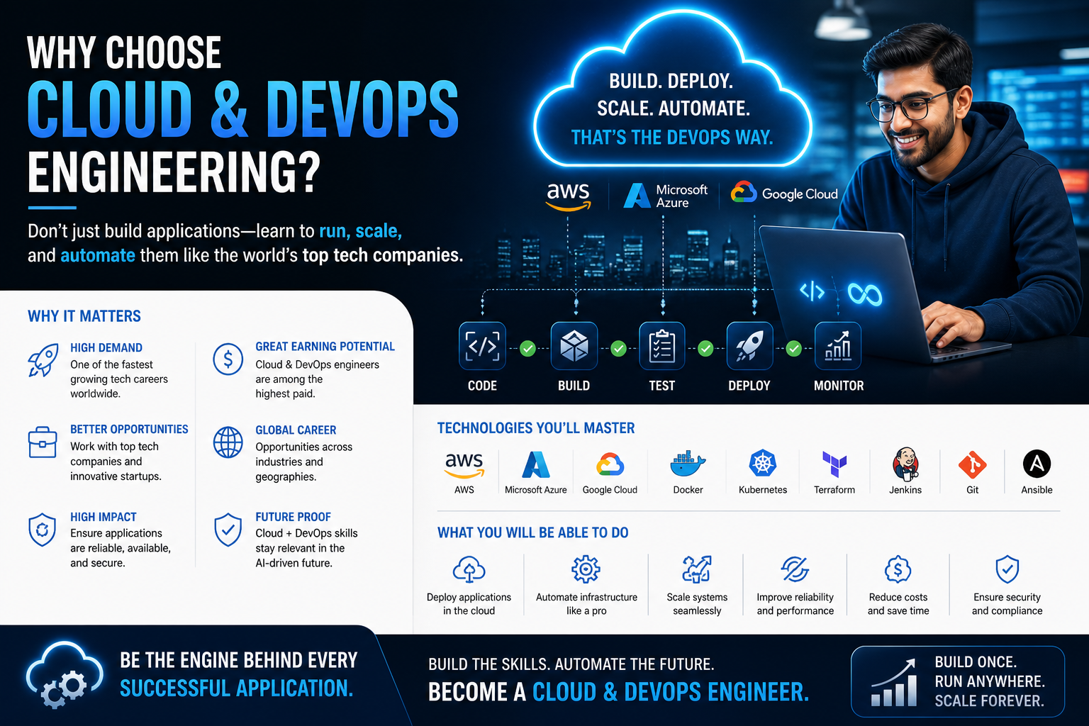 ChatGPT Image May 3, 2026, 08_40_27 PM Don’t just build applications—learn to run, scale, and automate them like the world’s top tech companies. This guide unlocks the power of Cloud & DevOps to help you create high-demand skills that drive the future of technology. - Image 1